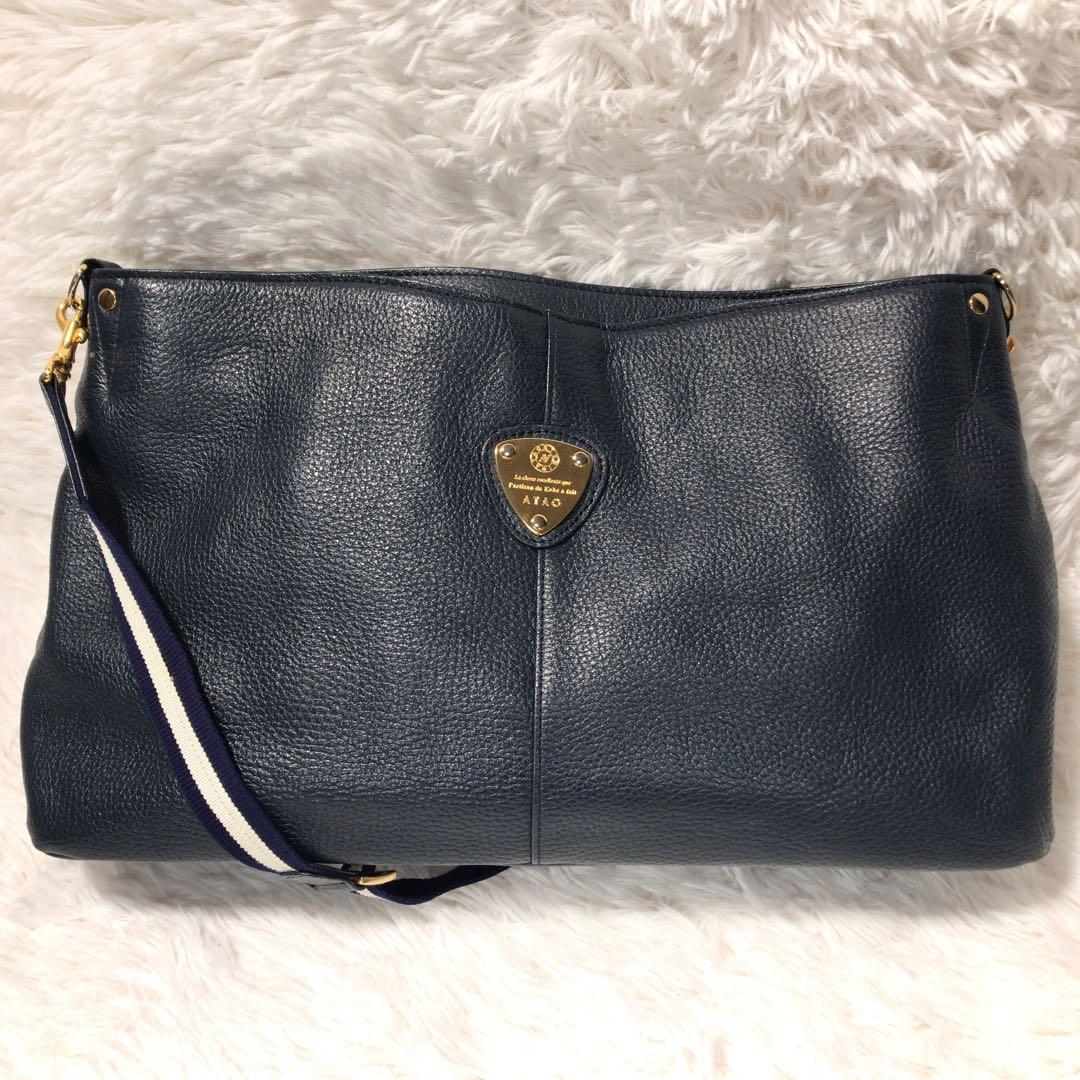 大熊猫ママ さまATAO エルヴィ 2way ショルダーバッグ ハンドバッグ 革