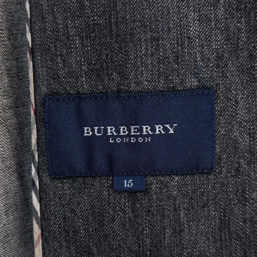 ☆大きいサイズ・3L☆バーバリーロンドン　デニムジャケット　Gジャン　刻印ボタン