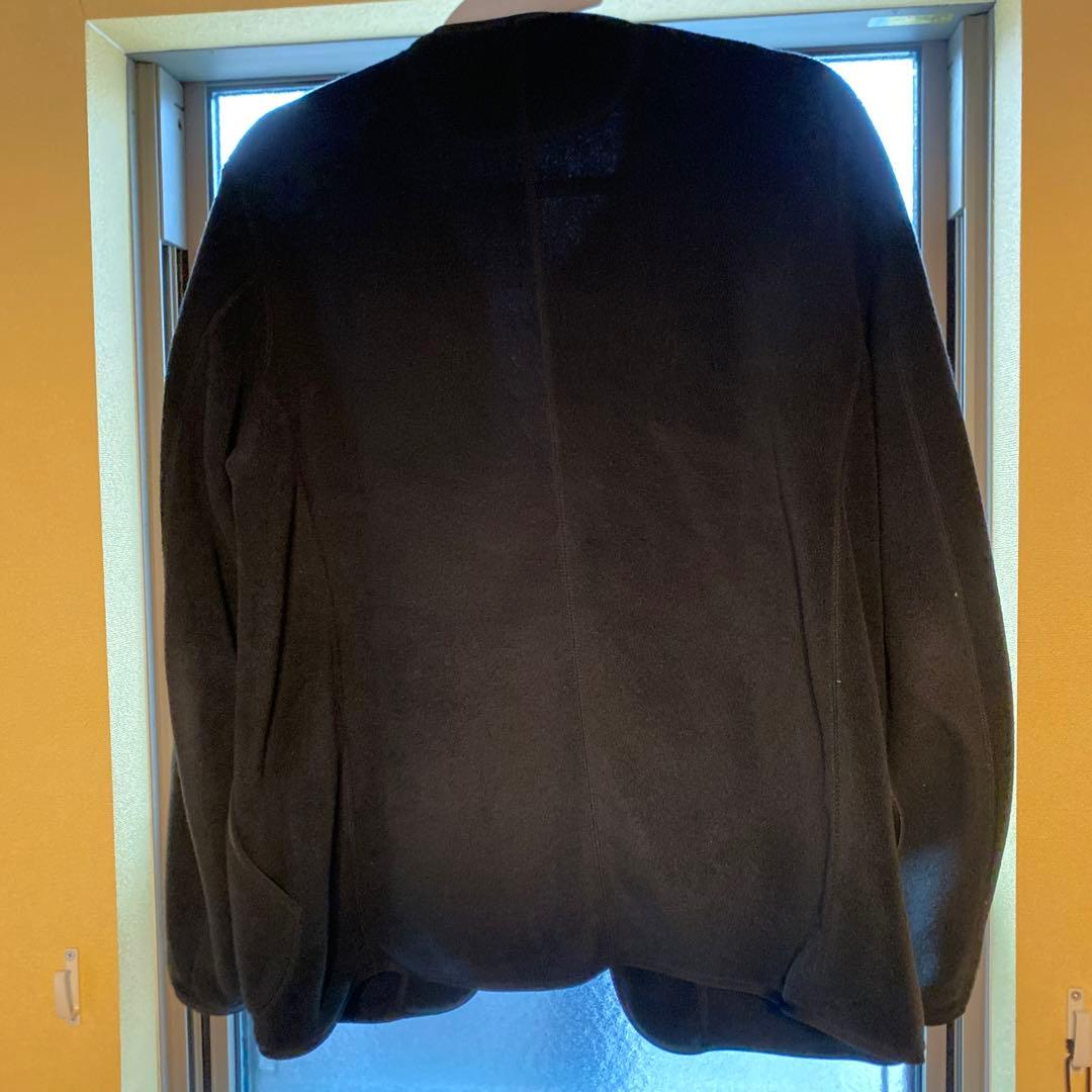 DANTON ノーカラーフリースジャケット サイズ42 黒