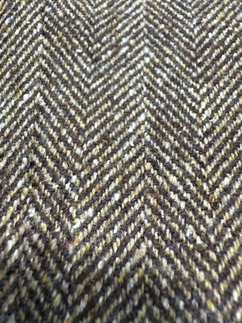 GTA SERGIO ヘリンボーン　スラックス　ブラウン　サイズ52 ５者混