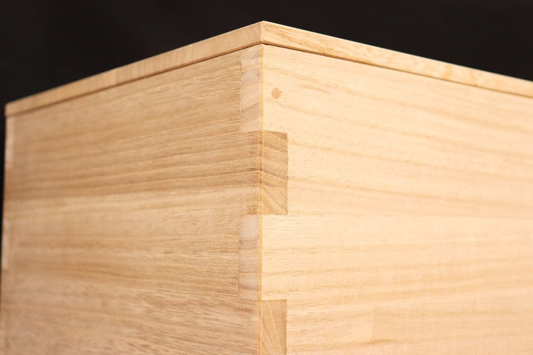 30キロ用桐米びつ　新米　最高峰　コシヒカリ伝統工芸