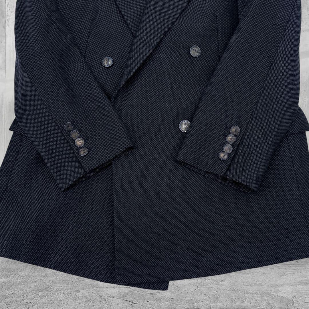 美品】Dior　クリスチャンディオール　ダブル　スーツ　ジャケット　ロゴボタン