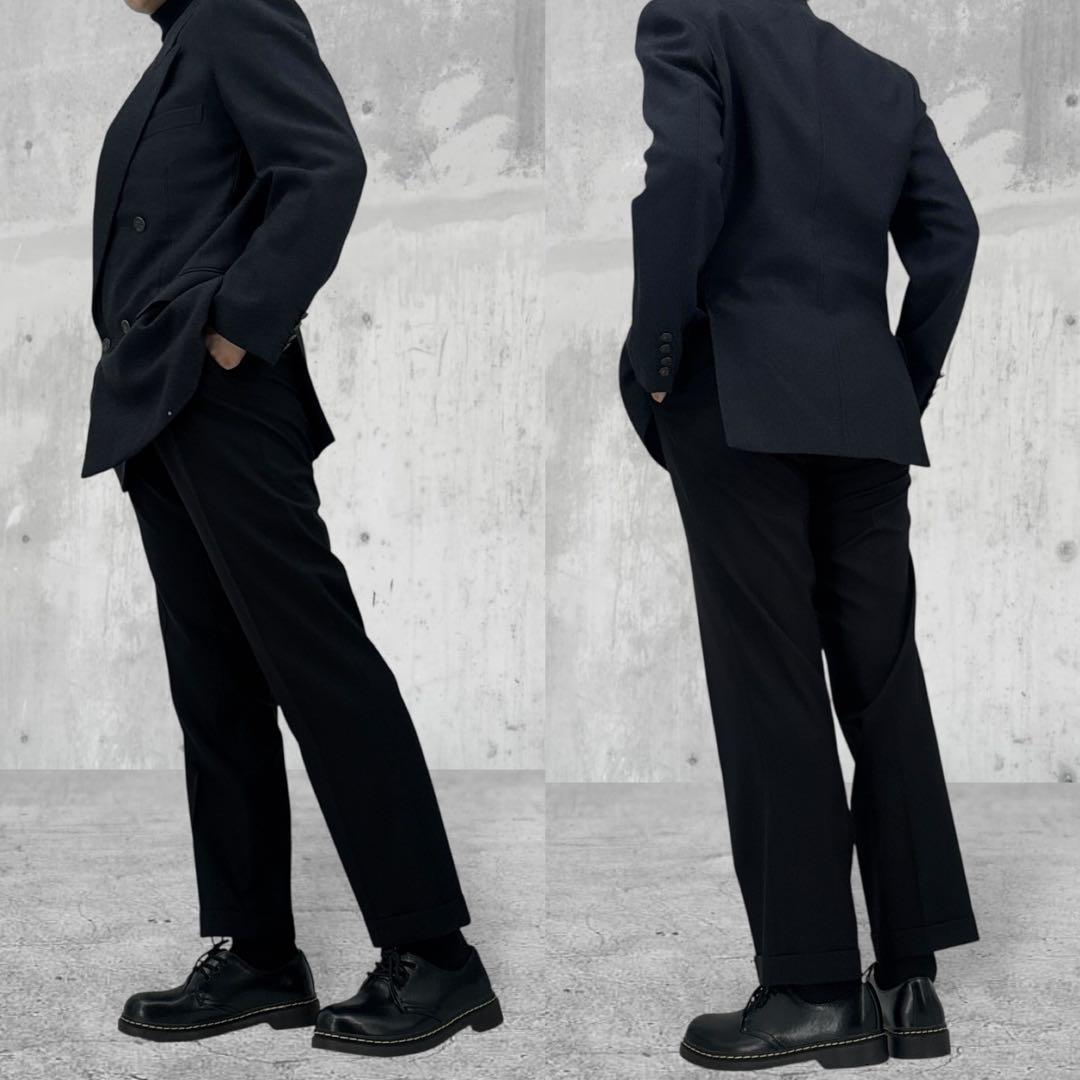 美品】Dior　クリスチャンディオール　ダブル　スーツ　ジャケット　ロゴボタン