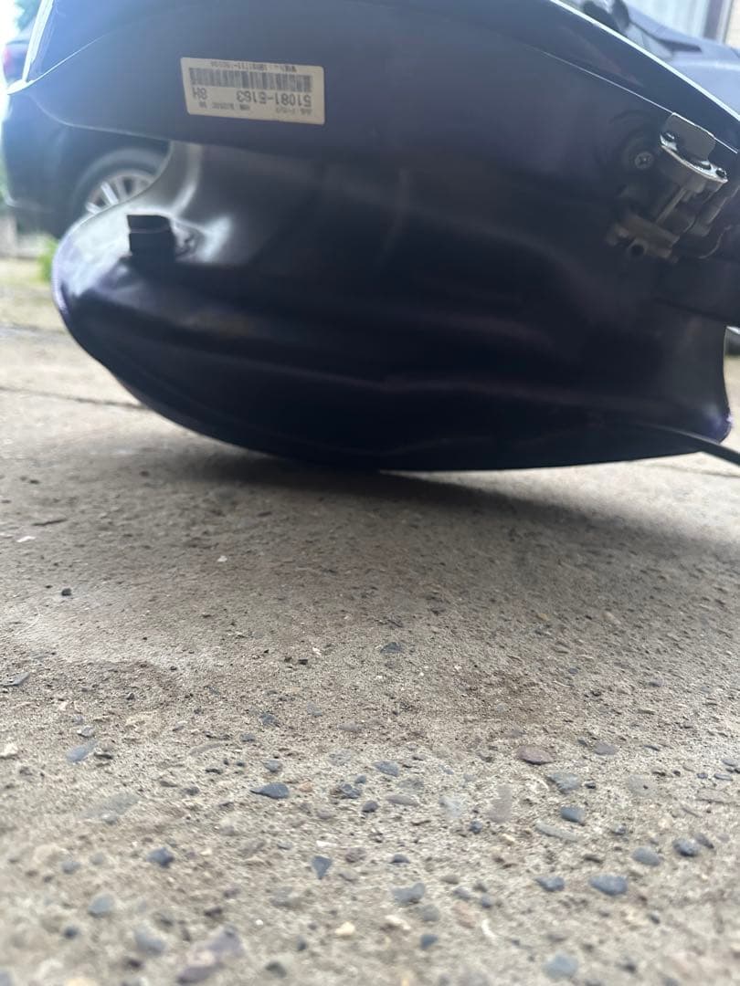 Kawasaki エストレヤ 燃料タンク 紫/ホワイト　キャブ