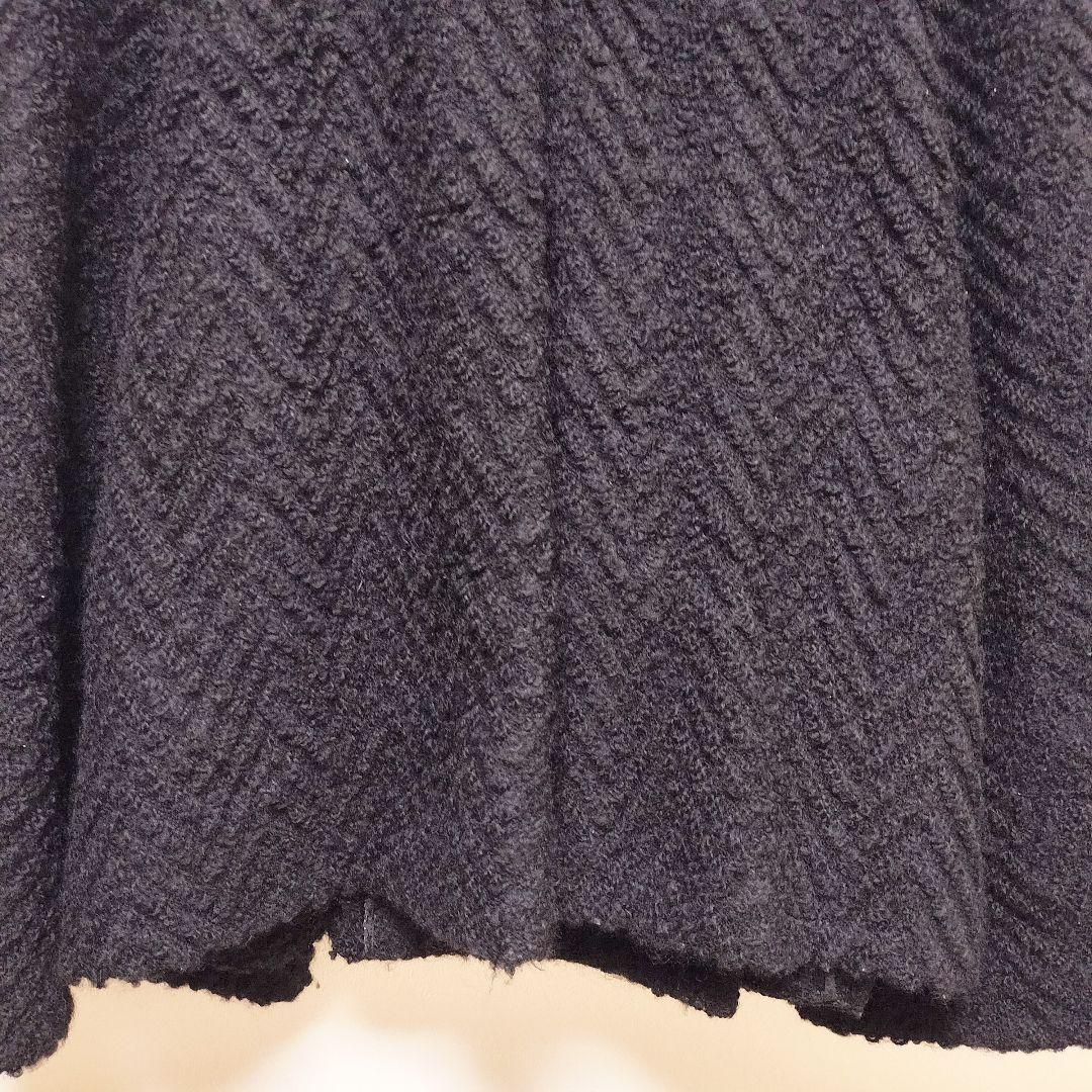 【EPOCA】エポカ ダブルショートコート ブラック 40 Ｌ 上質ウール 上品