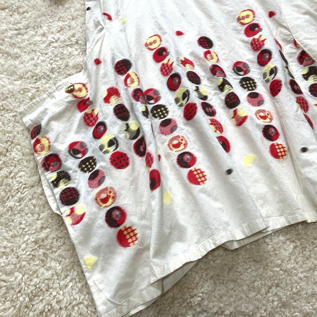 あ*こ様 美品 慈雨 ジウ センソユニコ ロングワンピース ドット 水玉模様 日