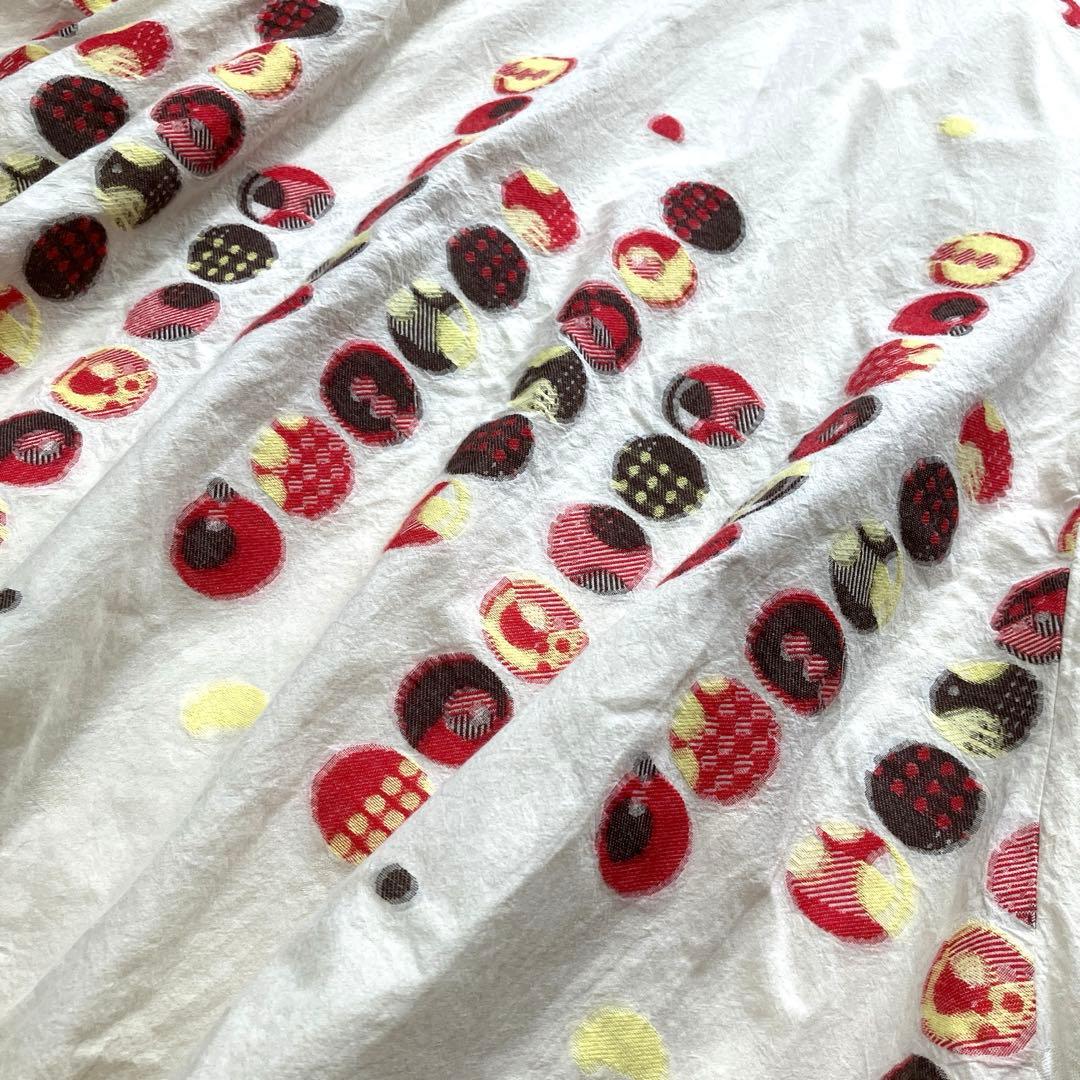 あ*こ様 美品 慈雨 ジウ センソユニコ ロングワンピース ドット 水玉模様 日