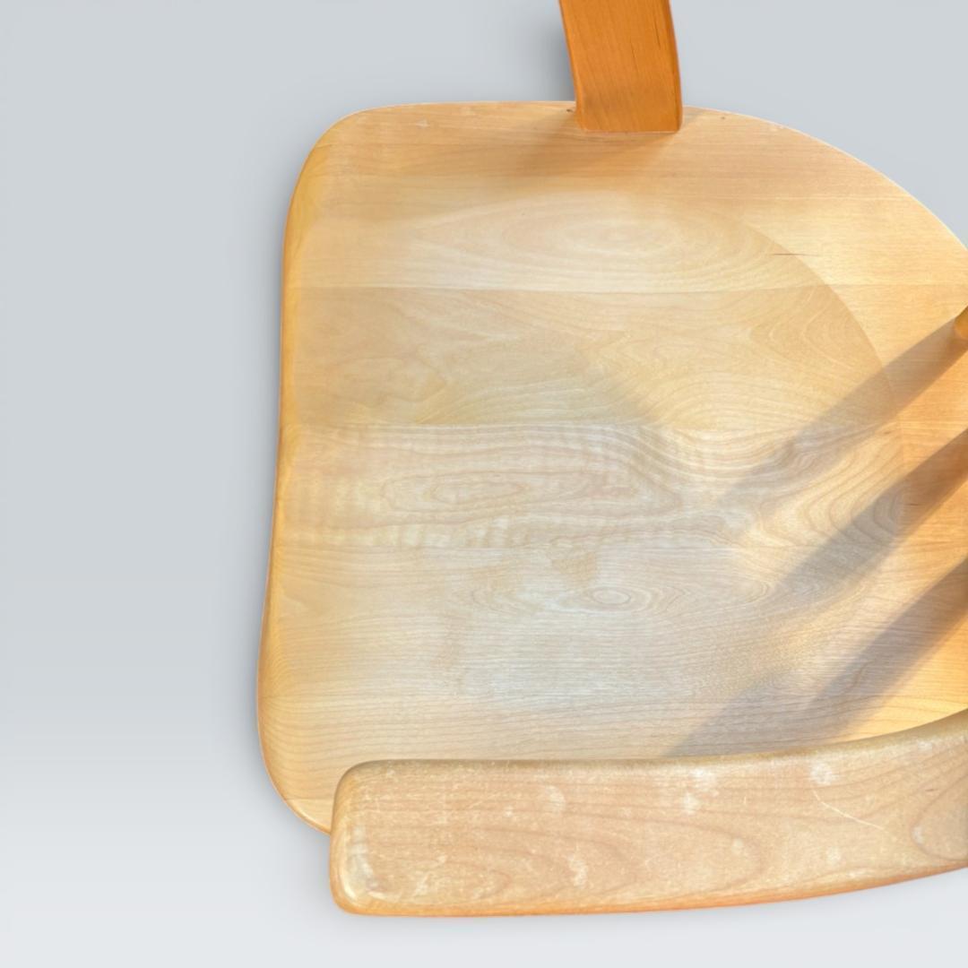 【最終価格】大川家具 回転ダイニングチェア 肘付き 幅58cm 天然木①