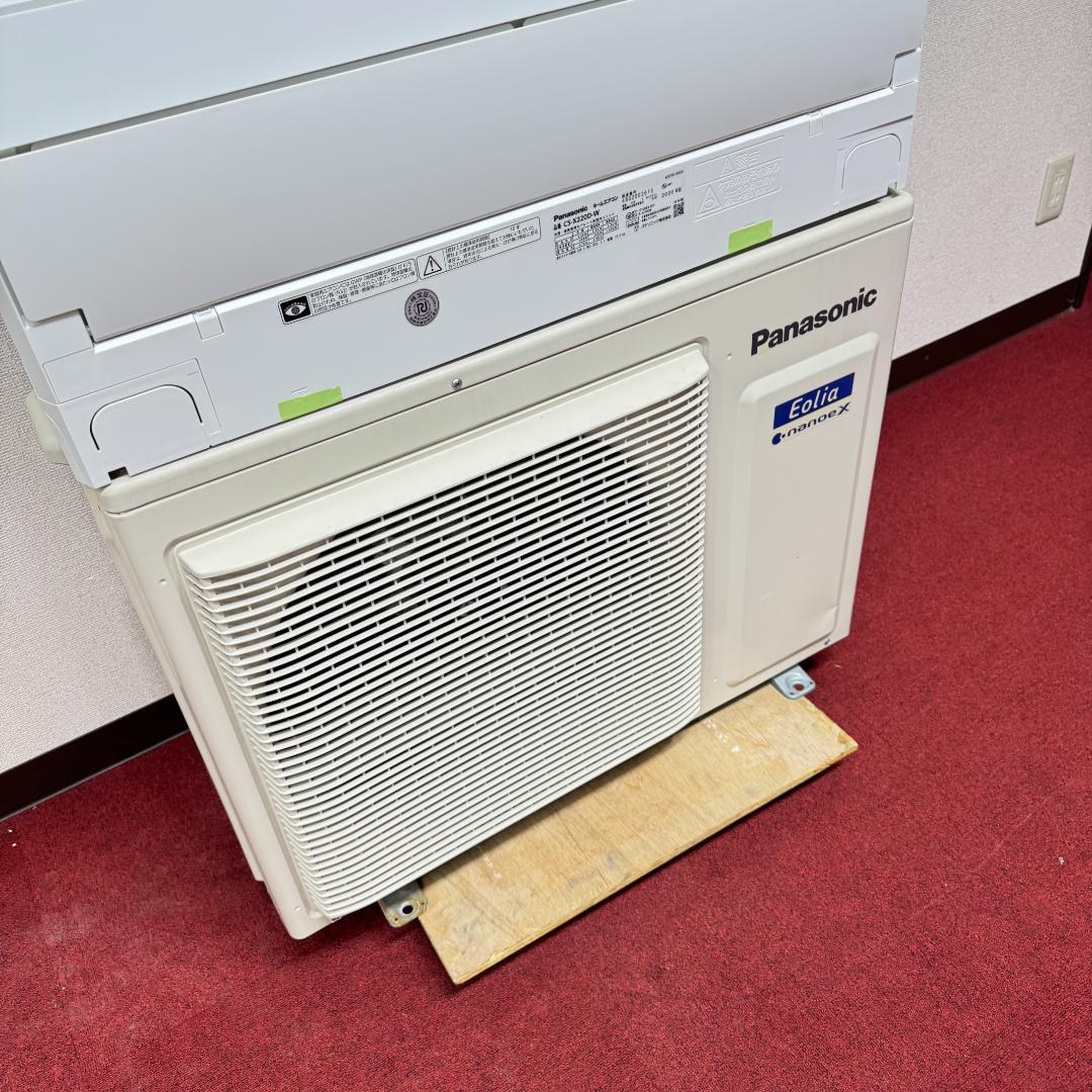 東京23区送料無料　美品パナソニック2.2kw　6畳用エアコン　分解清掃済み