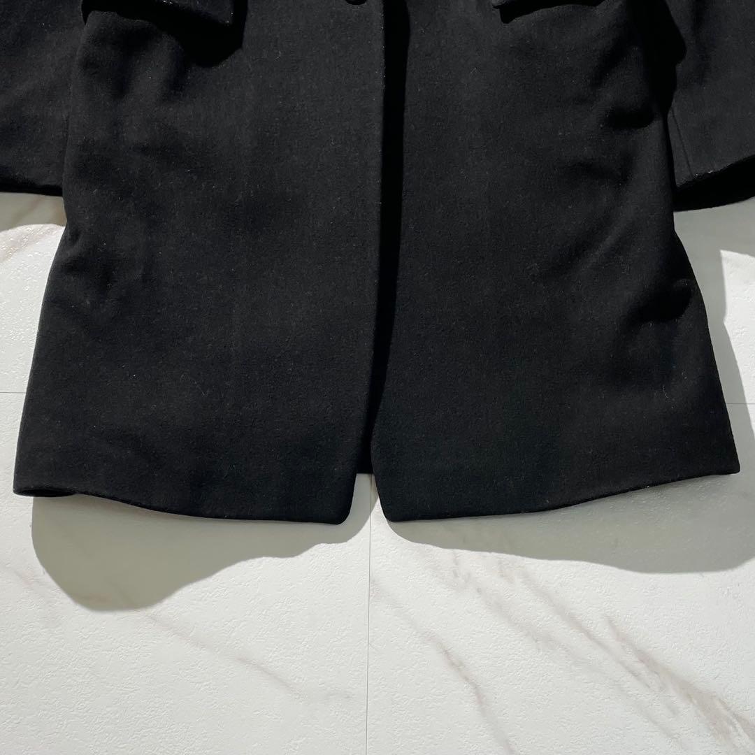 入手困難✨ ジルサンダー カシミヤ混 チェスターコート ウール ブラック