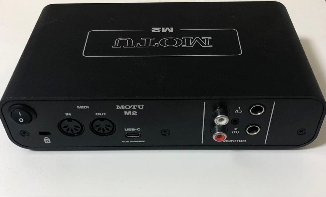 MOTU M2 2-in/2-out USBオーディオインターフェイス　中古美品