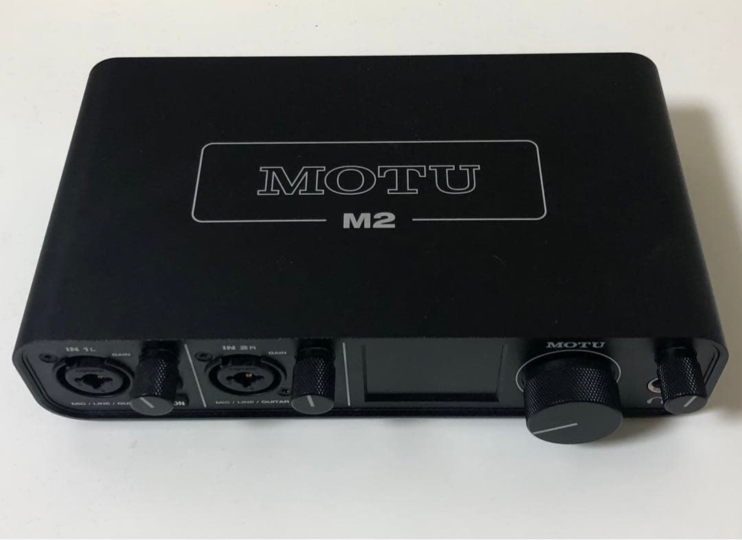 MOTU M2 2-in/2-out USBオーディオインターフェイス　中古美品