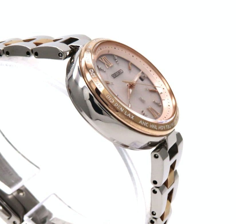 【SSQV014】SEIKO セイコー 時計 ルキア ワールドタイム ☆極美品☆