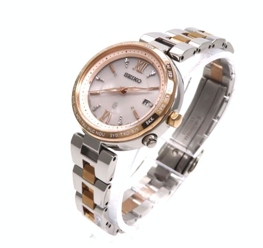 【SSQV014】SEIKO セイコー 時計 ルキア ワールドタイム ☆極美品☆