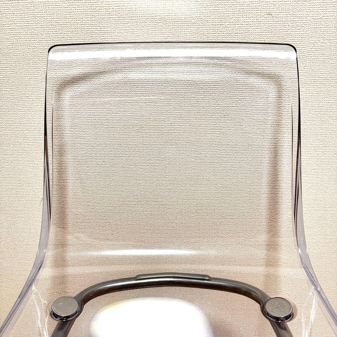 るーのすけ【美品】IKEA トービアス 透明アクリルダイニングチェア　1脚