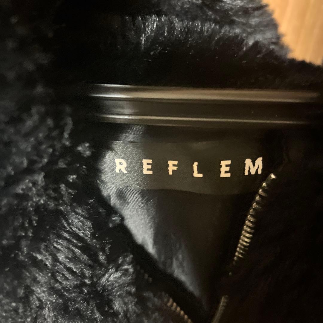 REFLEMレフレムうさ耳BIG ファーパーカーファーフーディーファーブルゾン