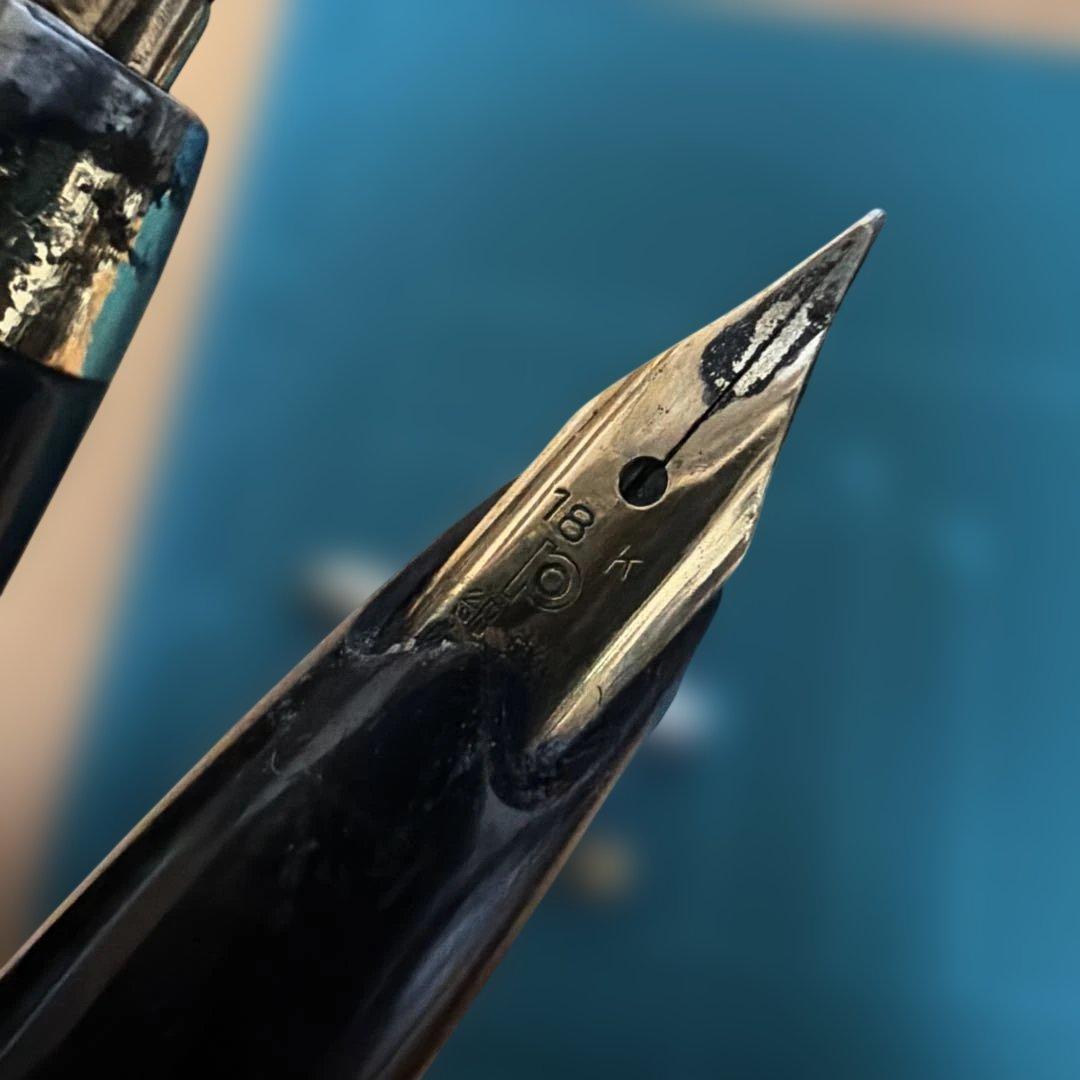 万年筆 2本セット K18 750