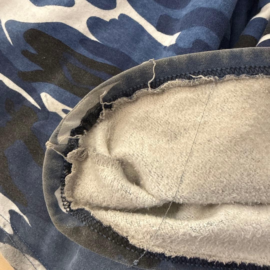 パンツ trvo BLUE CAMO FUR POCKET SWEAT PANTS