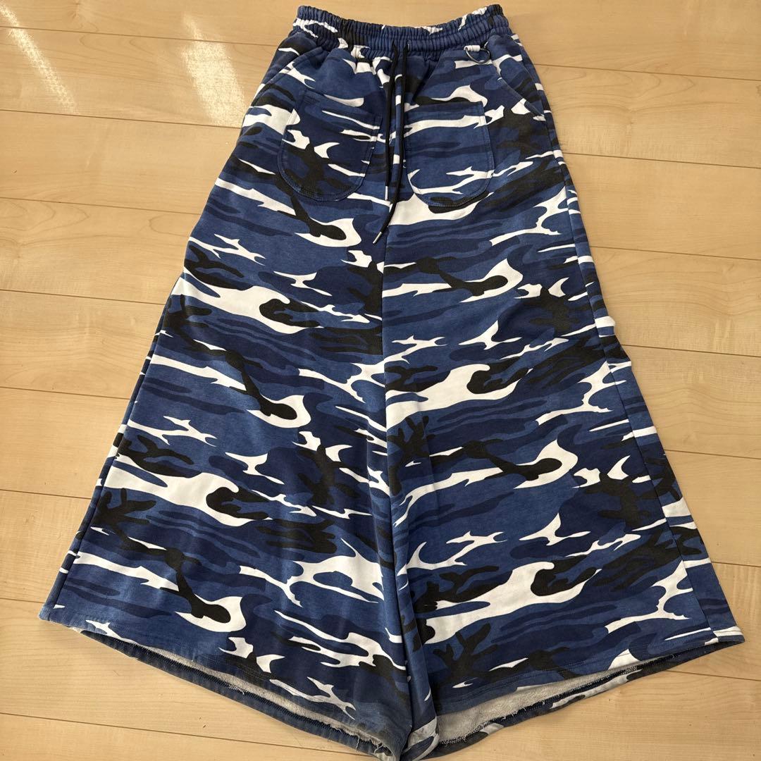 パンツ trvo BLUE CAMO FUR POCKET SWEAT PANTS
