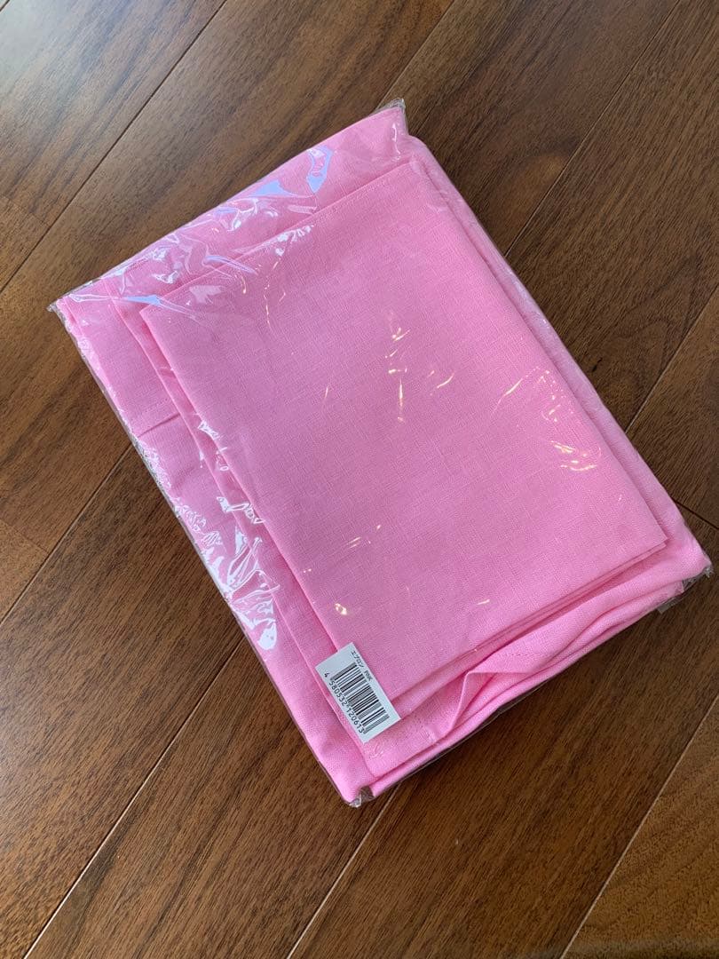 タキマキ　滝沢眞紀子　ピンク ストライプリボン エプロン