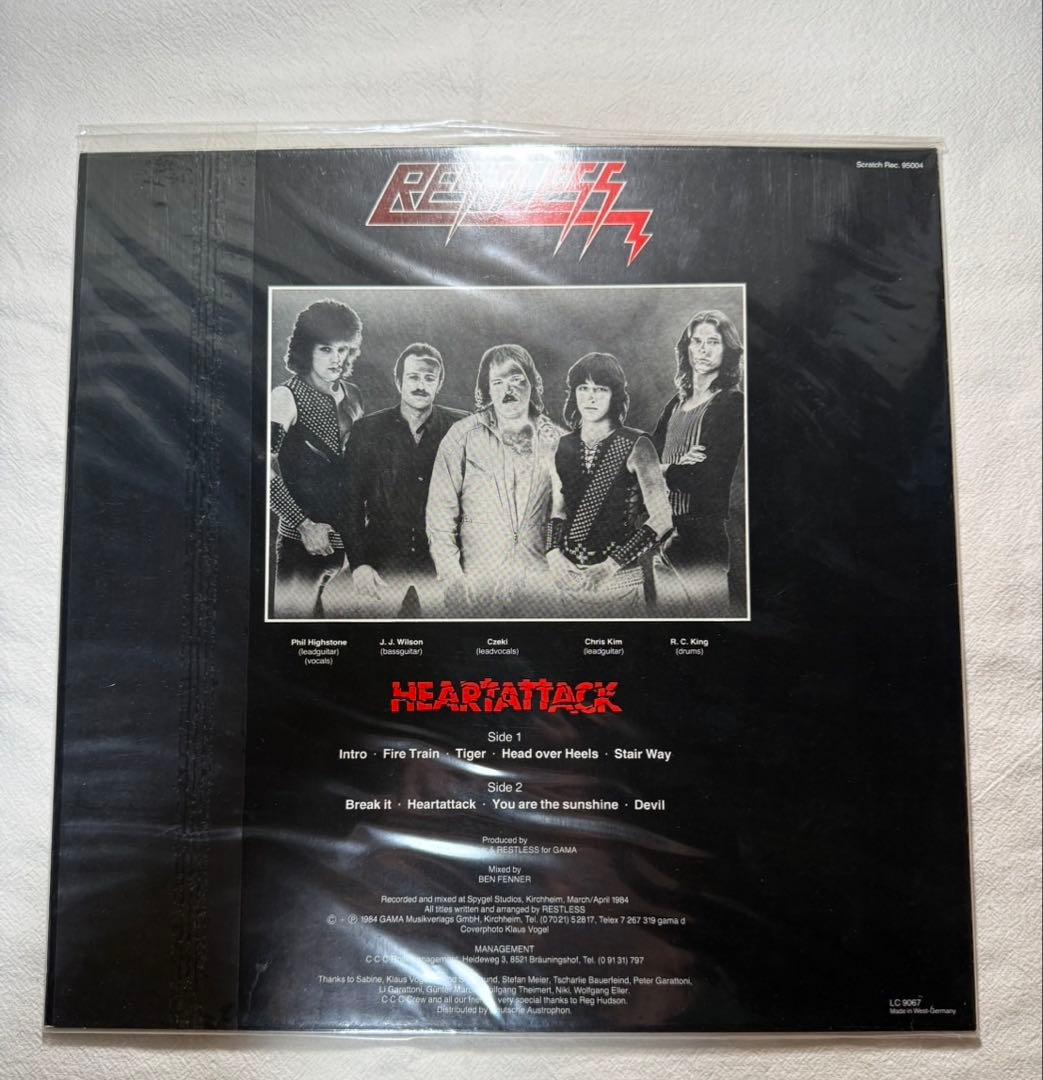 Restless「Heartattack」LP