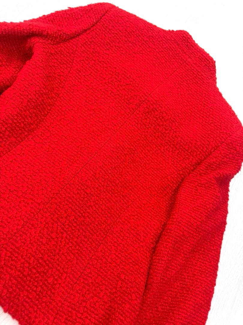 美品✨ヴィンテージ✨Christian Dior ツイード ノーカラージャケット