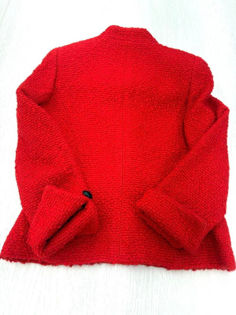 美品✨ヴィンテージ✨Christian Dior ツイード ノーカラージャケット