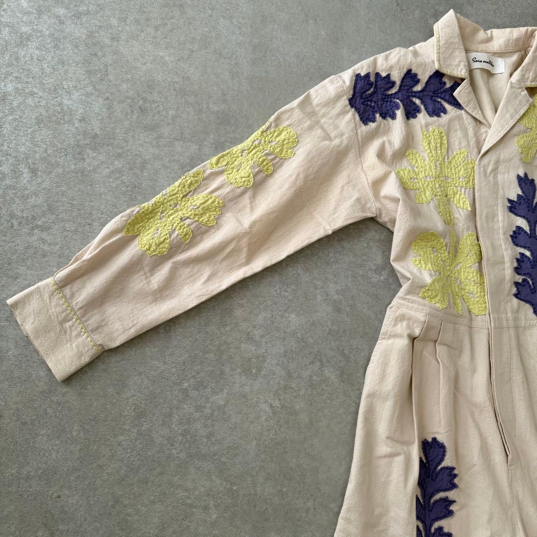 【レア】Sara mallika サラマリカ フラワーパッチワークオールインワン