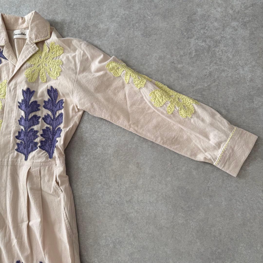 【レア】Sara mallika サラマリカ フラワーパッチワークオールインワン