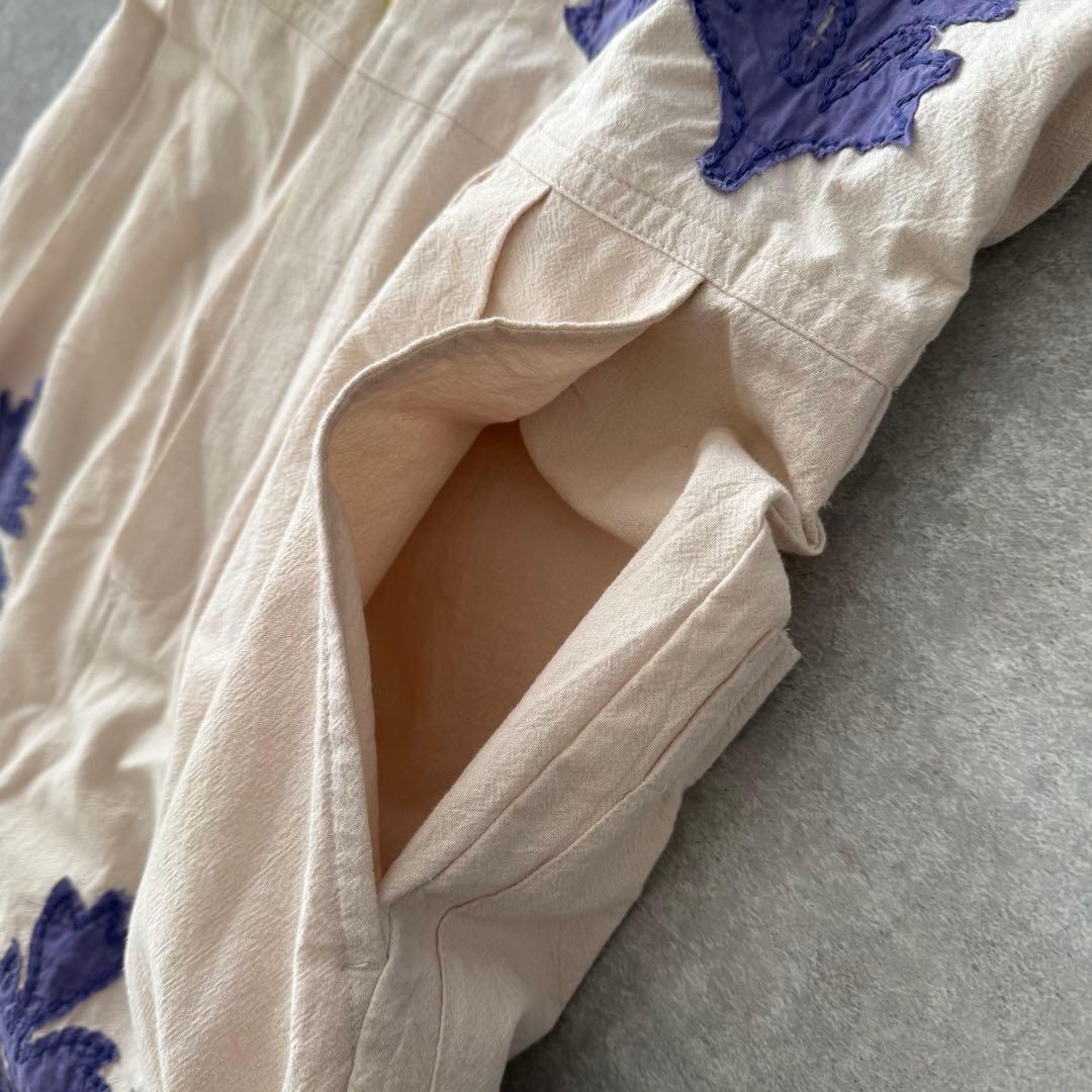 【レア】Sara mallika サラマリカ フラワーパッチワークオールインワン