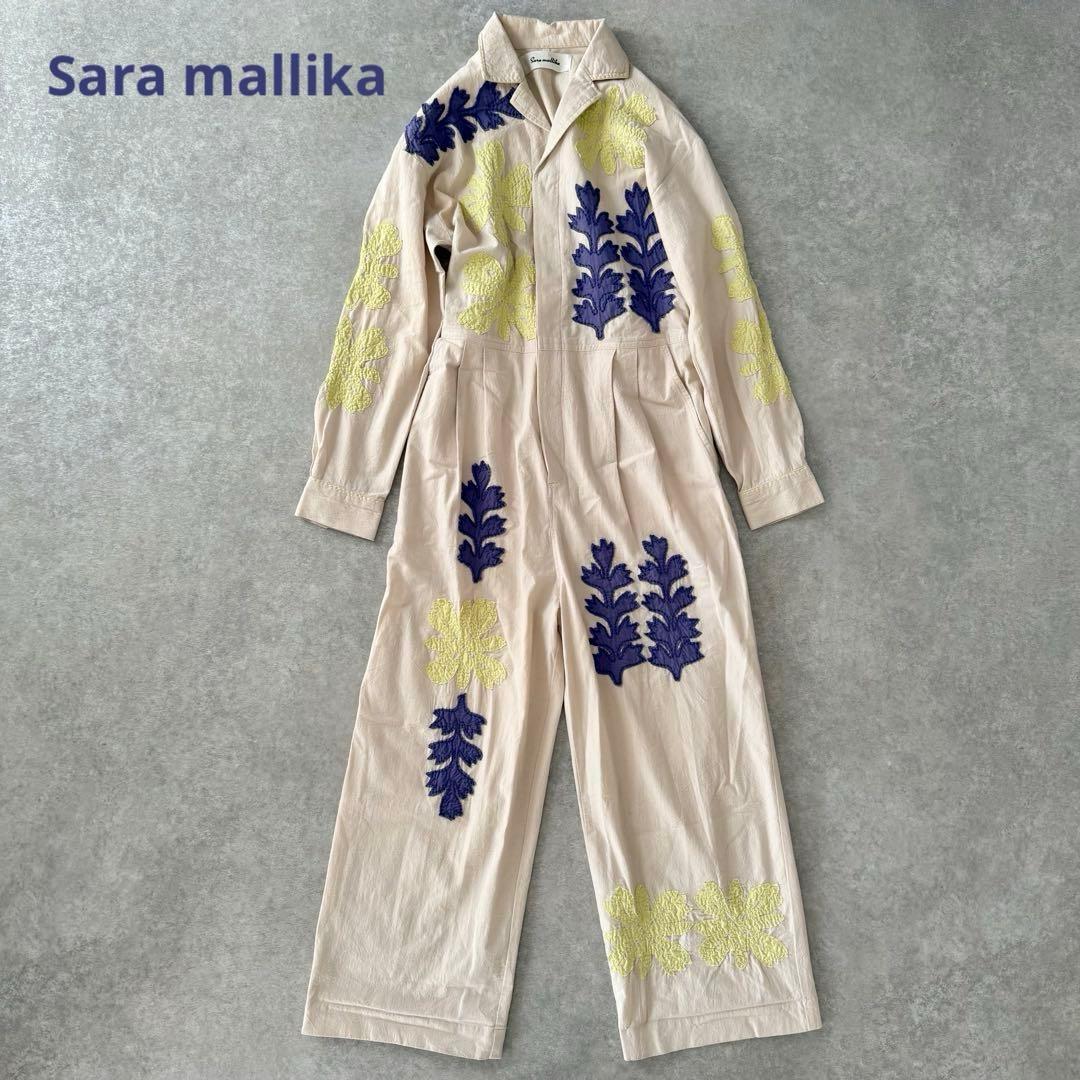 【レア】Sara mallika サラマリカ フラワーパッチワークオールインワン