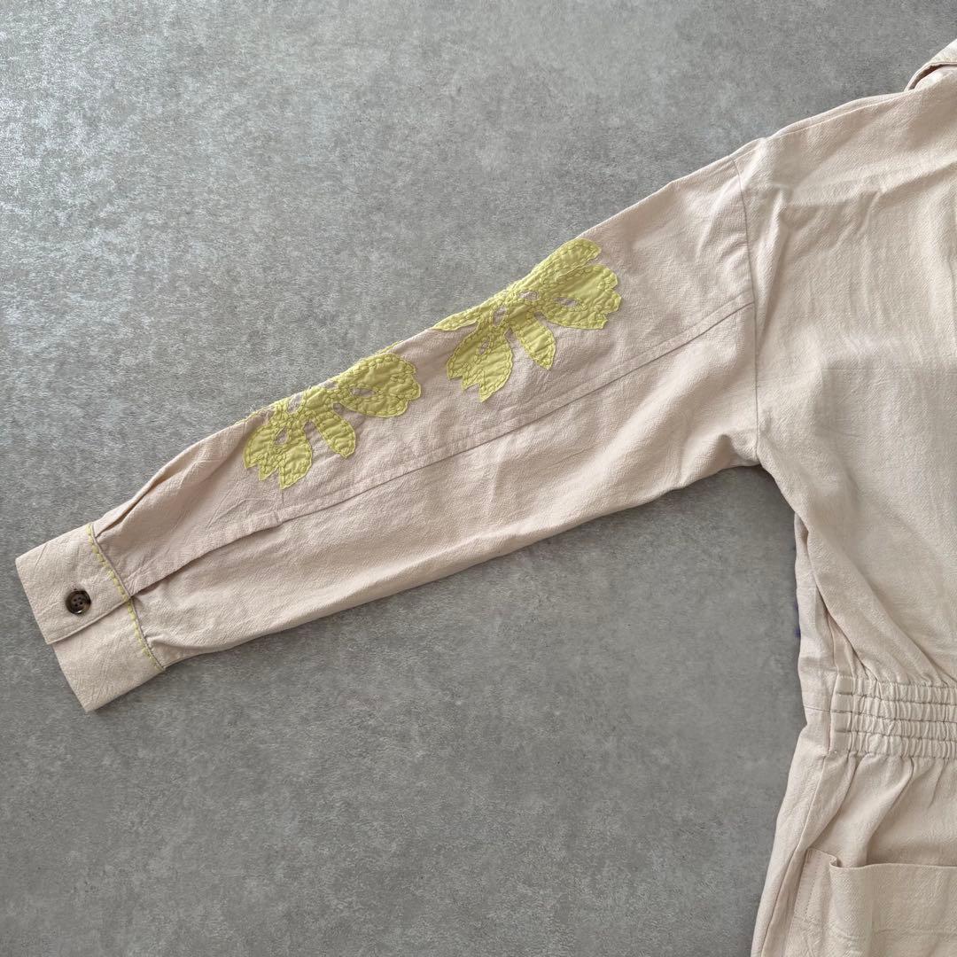 【レア】Sara mallika サラマリカ フラワーパッチワークオールインワン