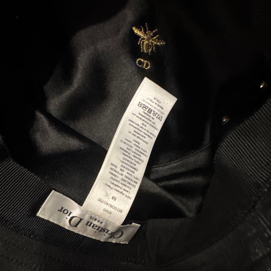 Dior ブラック バケットハット ネット付き