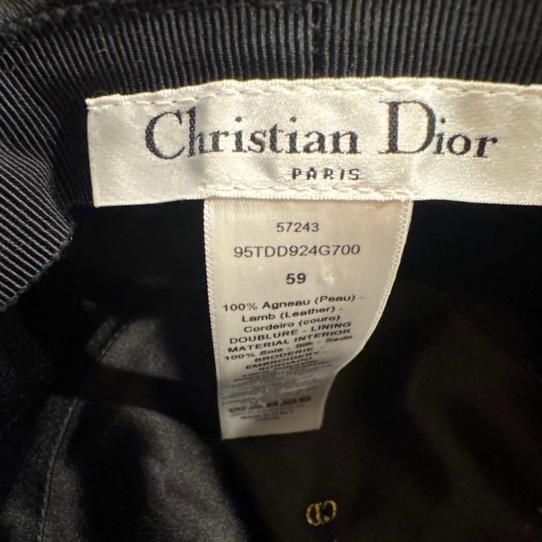 Dior ブラック バケットハット ネット付き