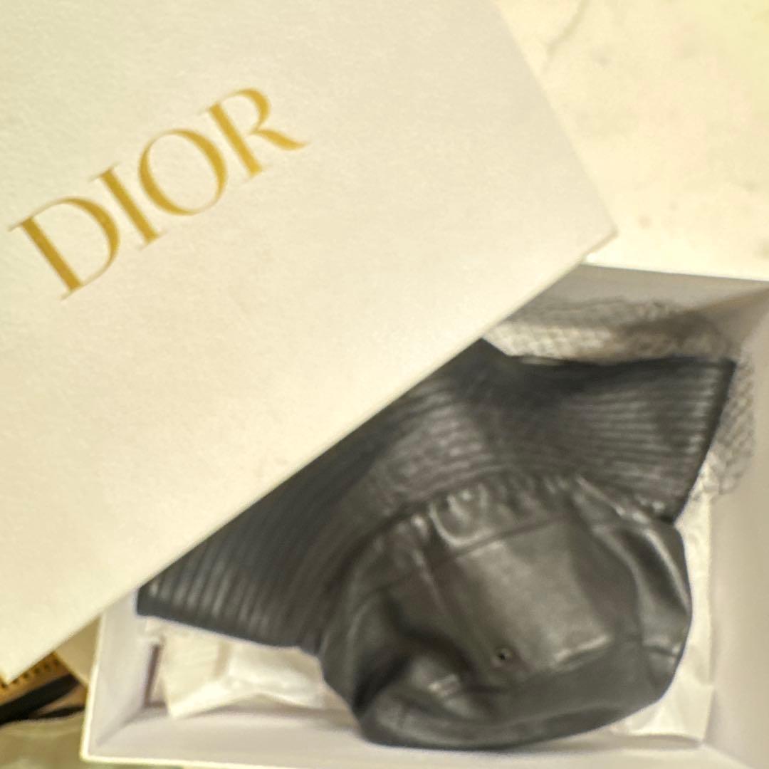 Dior ブラック バケットハット ネット付き