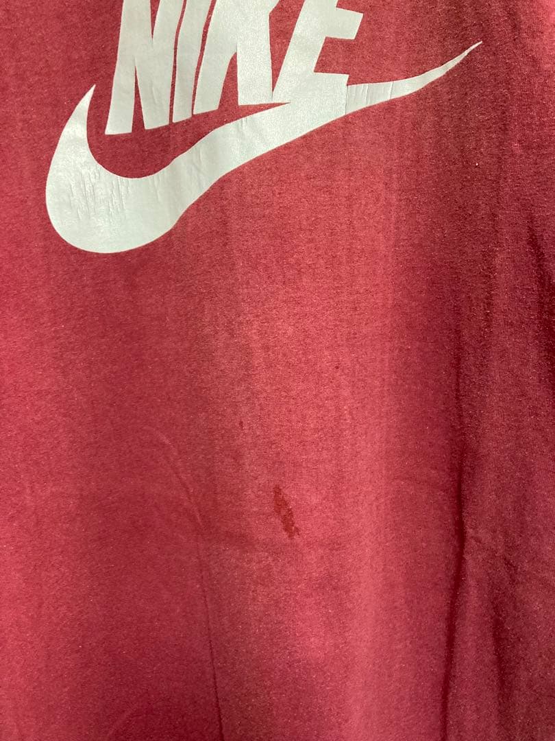 80s ナイキ フットボール 7分袖Tシャツ サイズXL 紺タグ ヴィンテージ