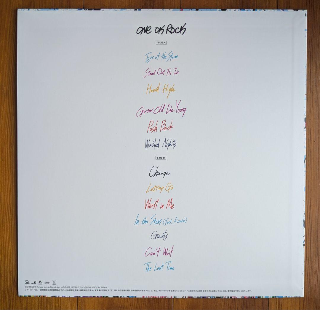 新品未使用　ONE OK ROCK ワンオク　EyeoftheStormレコード