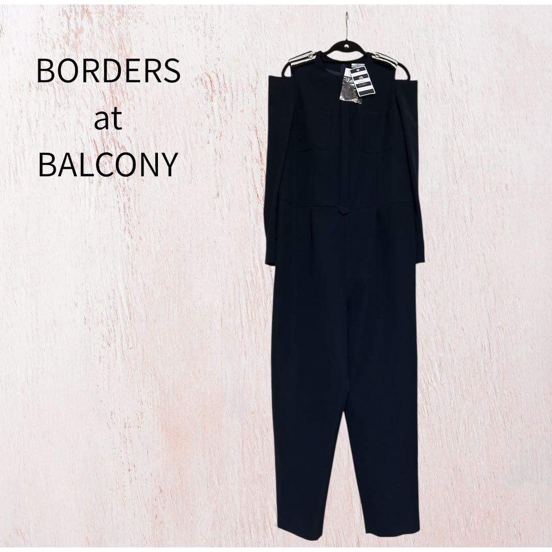 BORDERS at BALCONY ボーダーアットバルコニージャンプスーツ38
