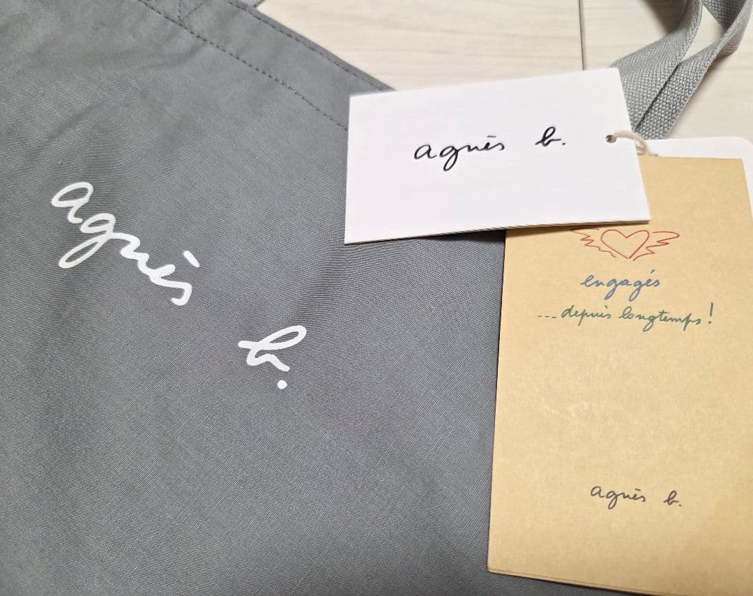 新品タグ付き／agnes b.／アニエスベーリバーシブルトートバッグ