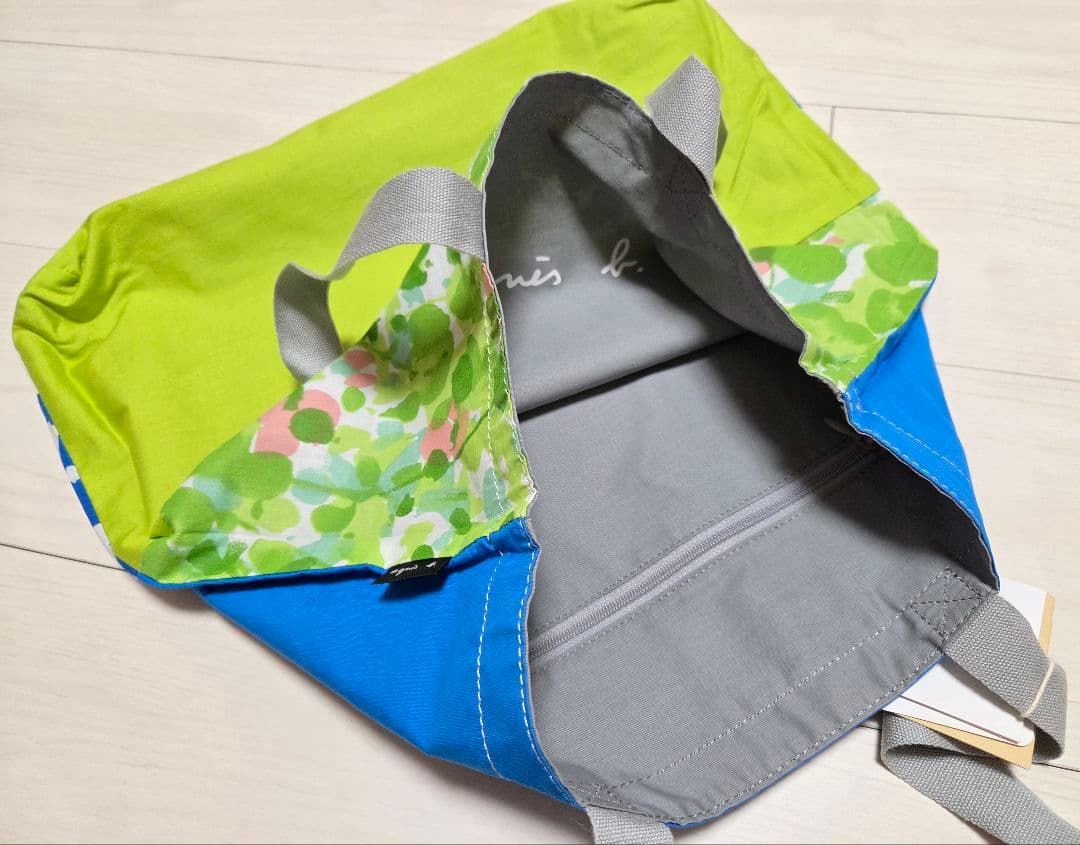 新品タグ付き／agnes b.／アニエスベーリバーシブルトートバッグ