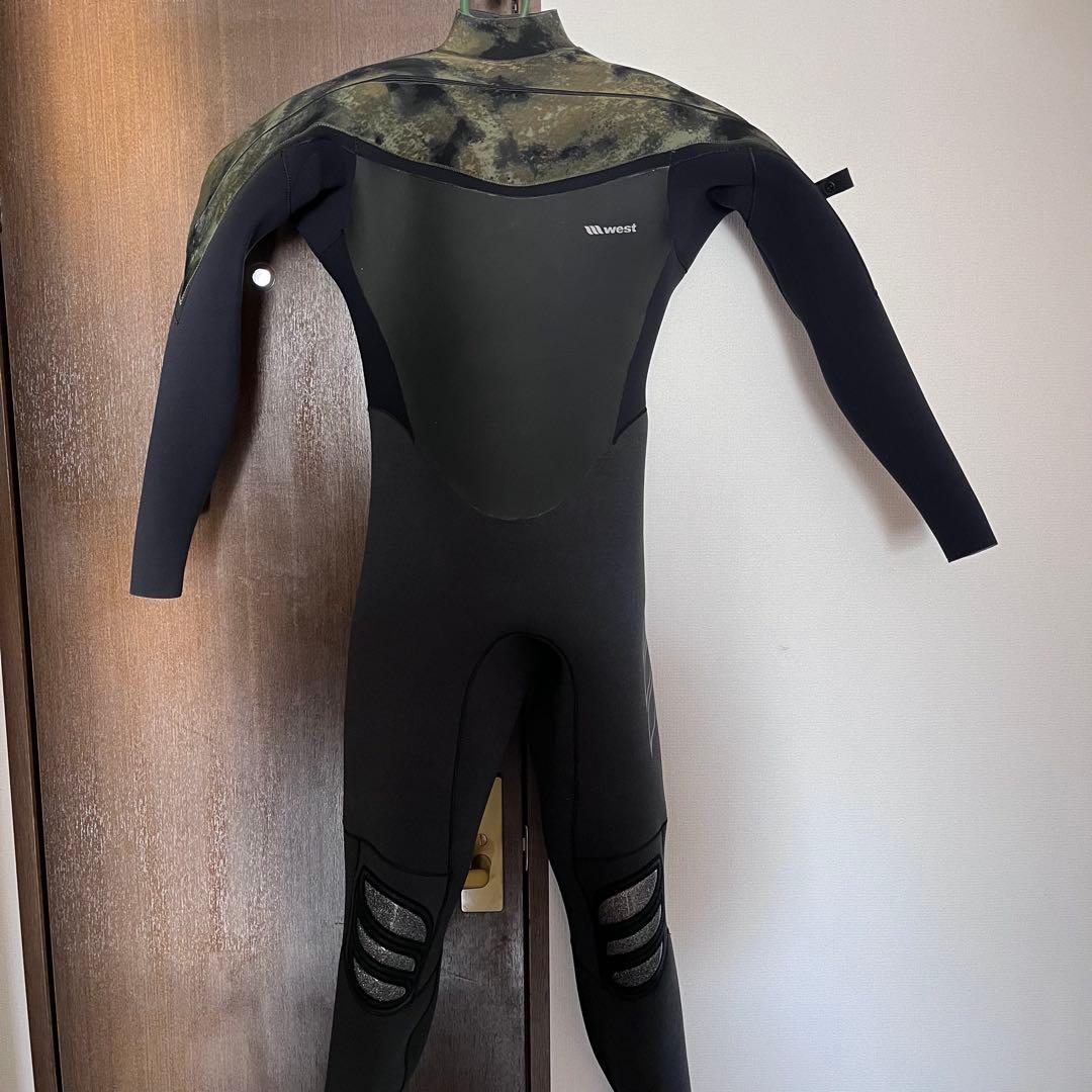 Wetsuit 5×3ブラック・カモフラージュ セミドライスーツ