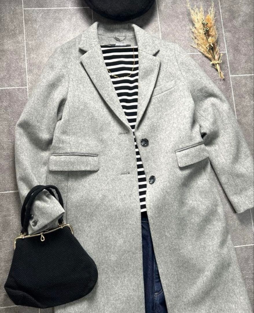 極美品⭐︎スローブイエナ　ウールチェスターコート　綺麗目