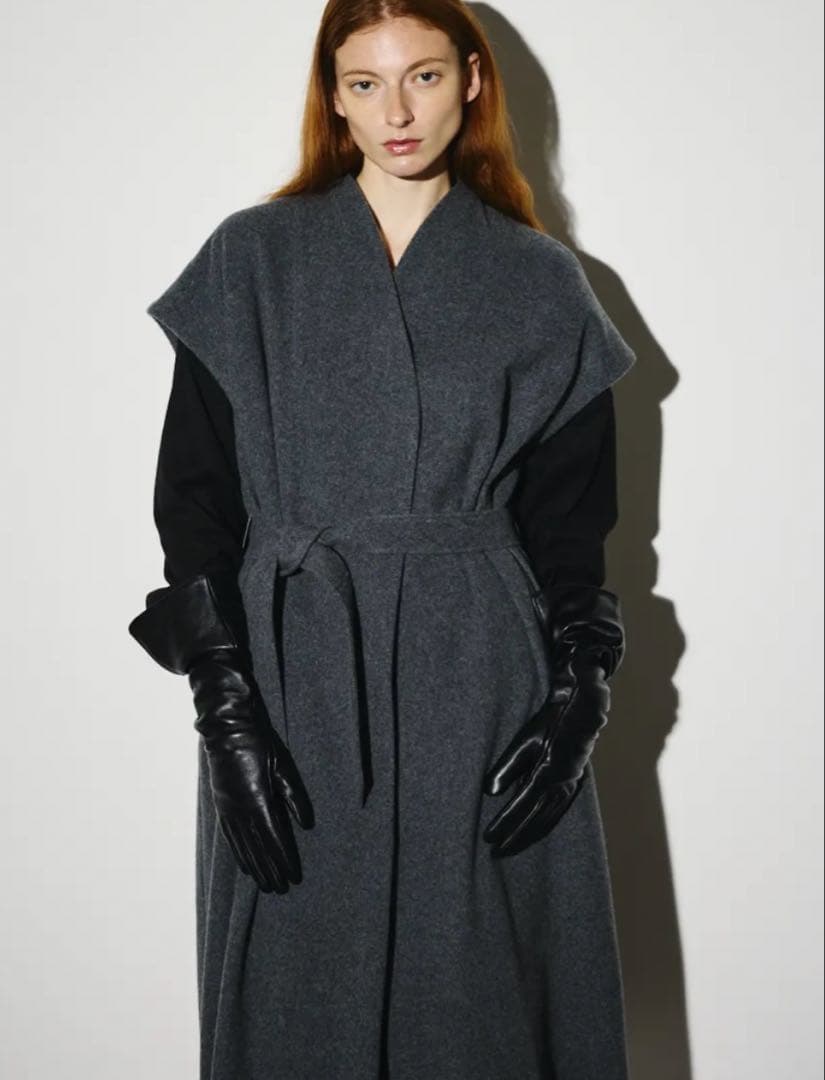 ジャケット・アウター RIM.ARK Dolman wool long vest