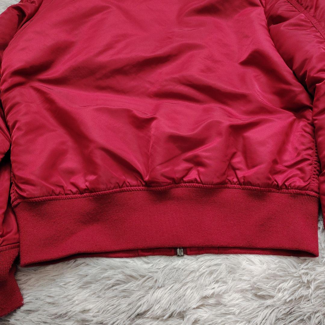 ALPHA INDUSTRIES アルファ MA-1 フード付 NATUS 赤