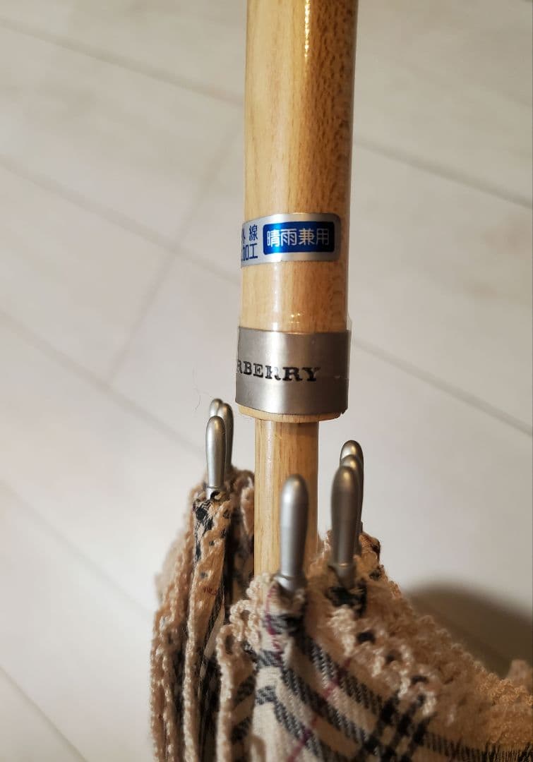 犬太(^з^)-☆☆BURBERRY☆晴雨兼用 長傘