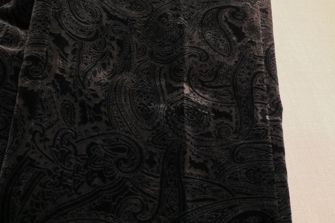 美品 エトロ メンズ セットアップ ジャケット 48 パンツ 46 ベルベット