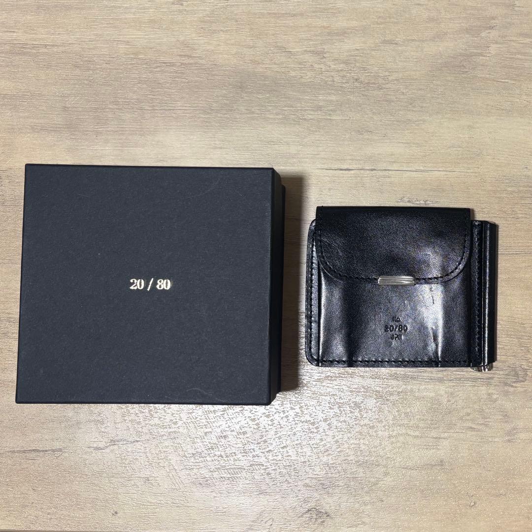 20/80 財布　TOCHIGI LEATHER CLIP WALLET