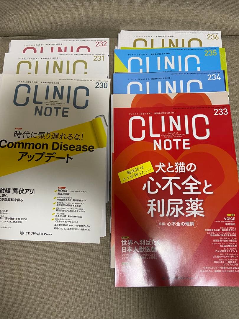 【裁断済】CLINIC NOTE 225-236 12冊セット