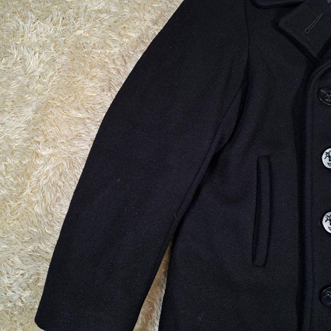 美品　ショット　USA ピーコート　キルティング　黒　サイズ18 ダブル