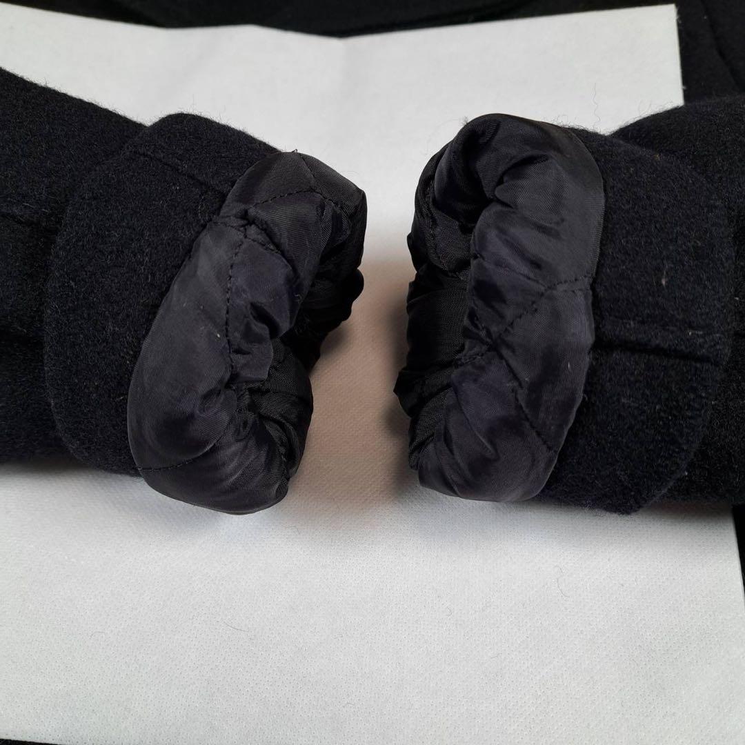 美品　ショット　USA ピーコート　キルティング　黒　サイズ18 ダブル